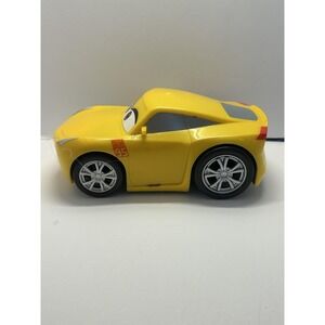 Disney Pixar Cars Cruz Ramirez Yellow Car Toy Plastic Vehicle Kids Fun Play